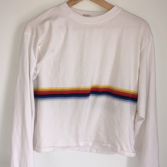 Brandy Melville Tops - Brandy Melville Rainbow Long Sleeve
